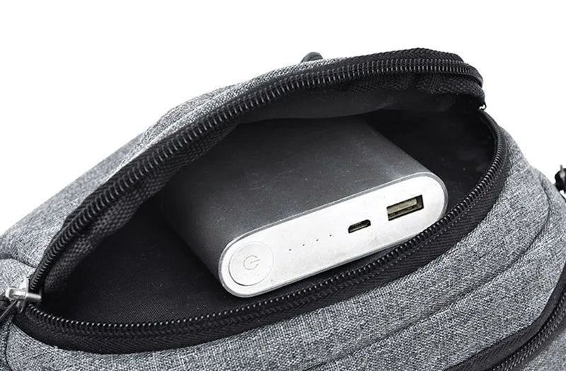 Waterproof Oxford Waist Pack Male Travel Running Belt Waist Bag
