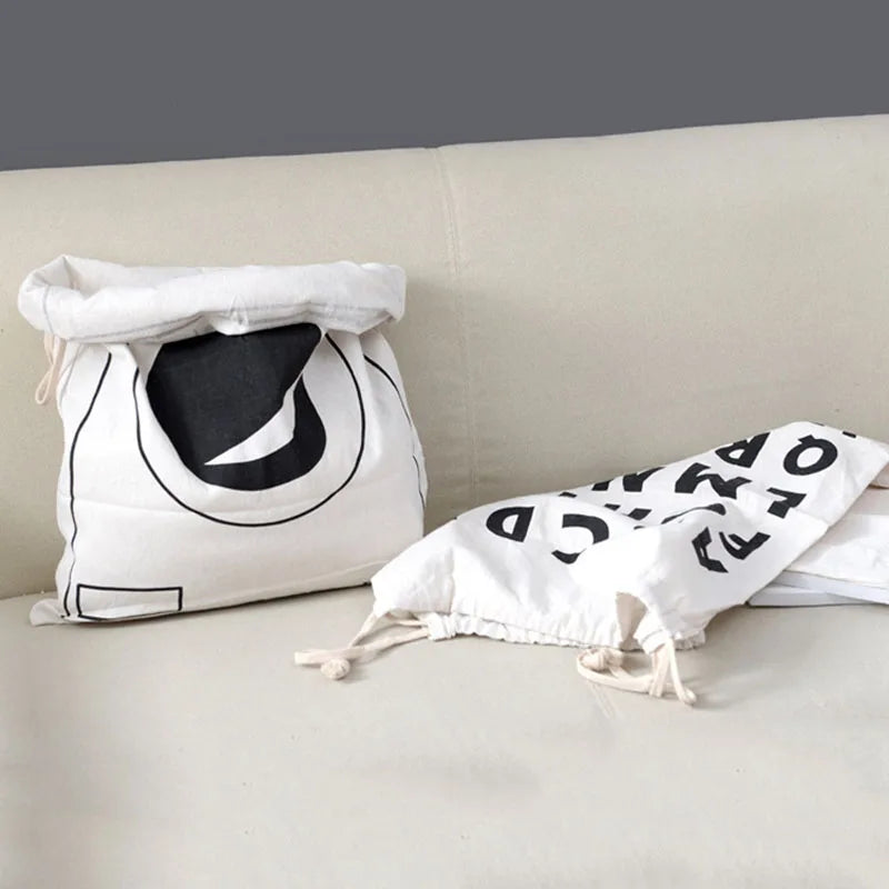 10PCS Women Drawstring Cosmetic Bag Toiletry Pouch Storage Travel Wash Pouch