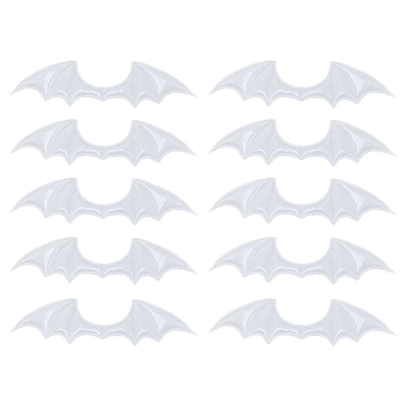 10Pcs Bat Wings Appliques Patch for Halloween Hairpin DIY Crafts