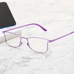 Light Blocking Glasses Square Clear Lens Computer Glasses for Men Women