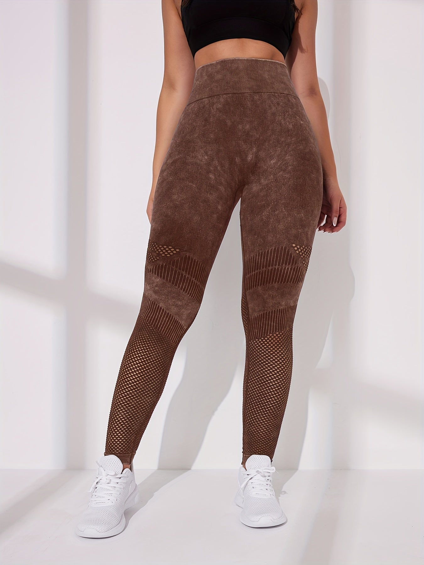 4pcs Hollow Fitness Butt Lifting Leggings High Waist Yoga Tight Pants