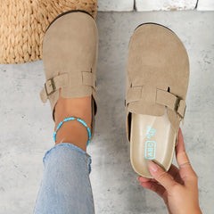 Round Toe Flat Sports Sandals Non Slip Heighten Slides