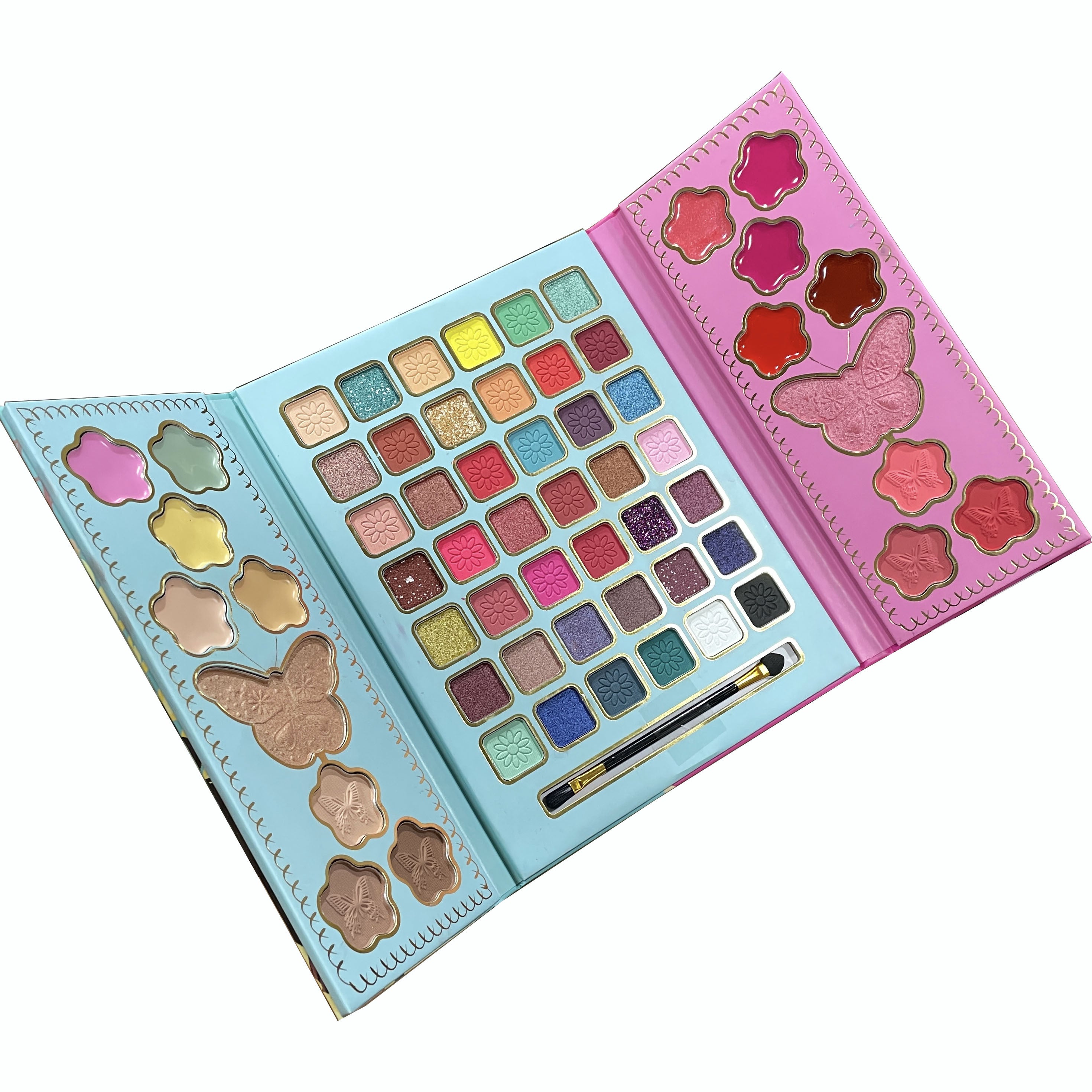 60 Colors Eyeshadow Palette Concealer Lip Tint Blush Makeup Palette