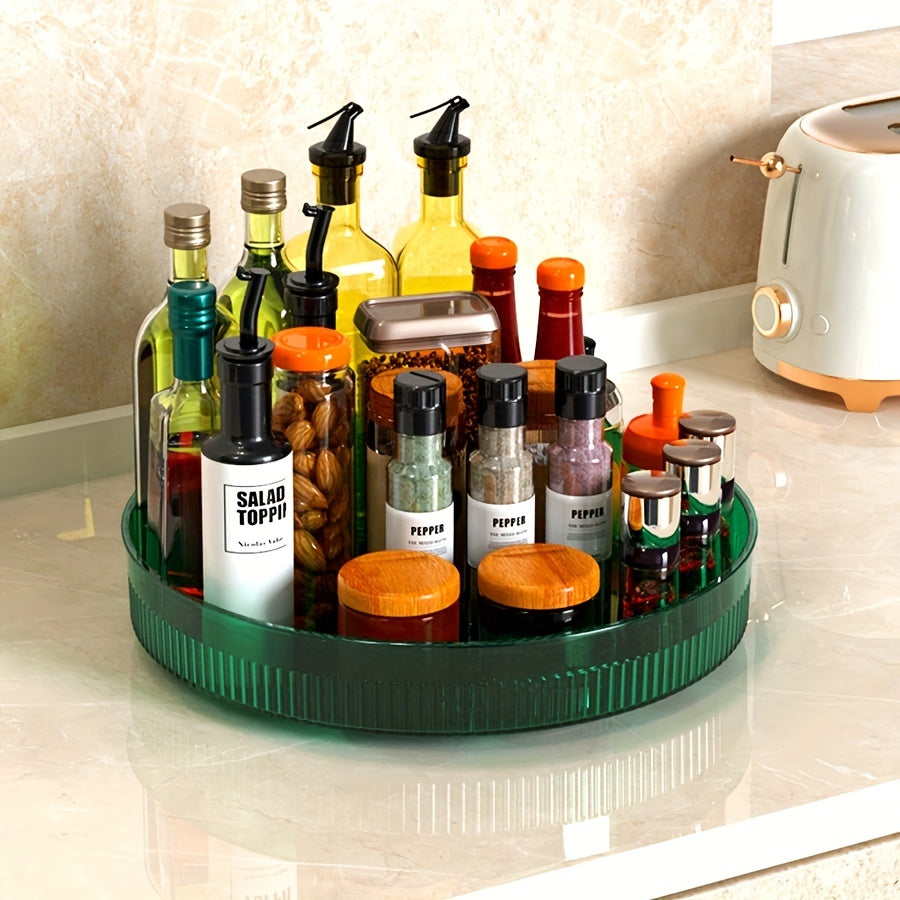 360 Rotating Makeup Organizer for Vanity Spinning Skincare and Cosmetic Storage