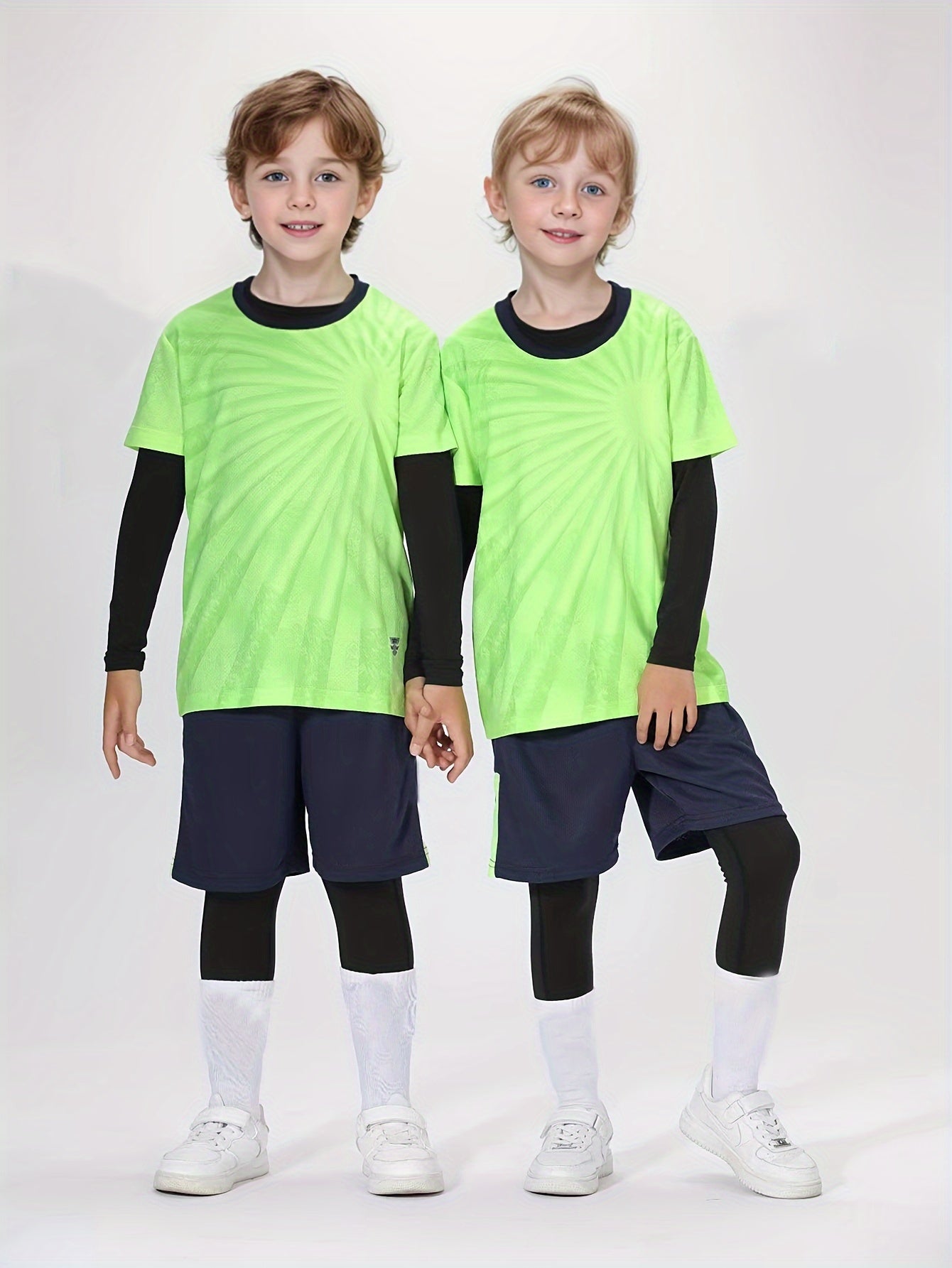 Breathable Soccer Jersey Suit For Kids Sports Training
