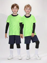 Breathable Soccer Jersey Suit For Kids Sports Training