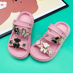 Girls' Breathable Open Toe Sandals Lightweight Comfort Anti-Slip Beach Summer