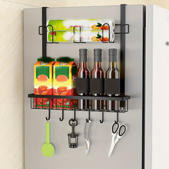 Nali Kitchen Refrigerator Storage Rack Hanging Stainless Steel Side Hook
