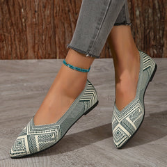 Women's Comfy Slip On Flat Shoes Soft Sole Casual Ballet Flats