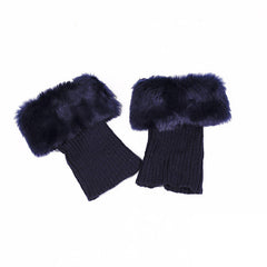 Winter Leg Topper Cuffs Plush Knit Boot Boot Pairs Socks