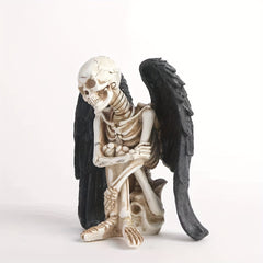 Resin Skeleton Angel Halloween Decor