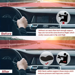 Memory Foam Car Seat Cushion for Back Pain Relief