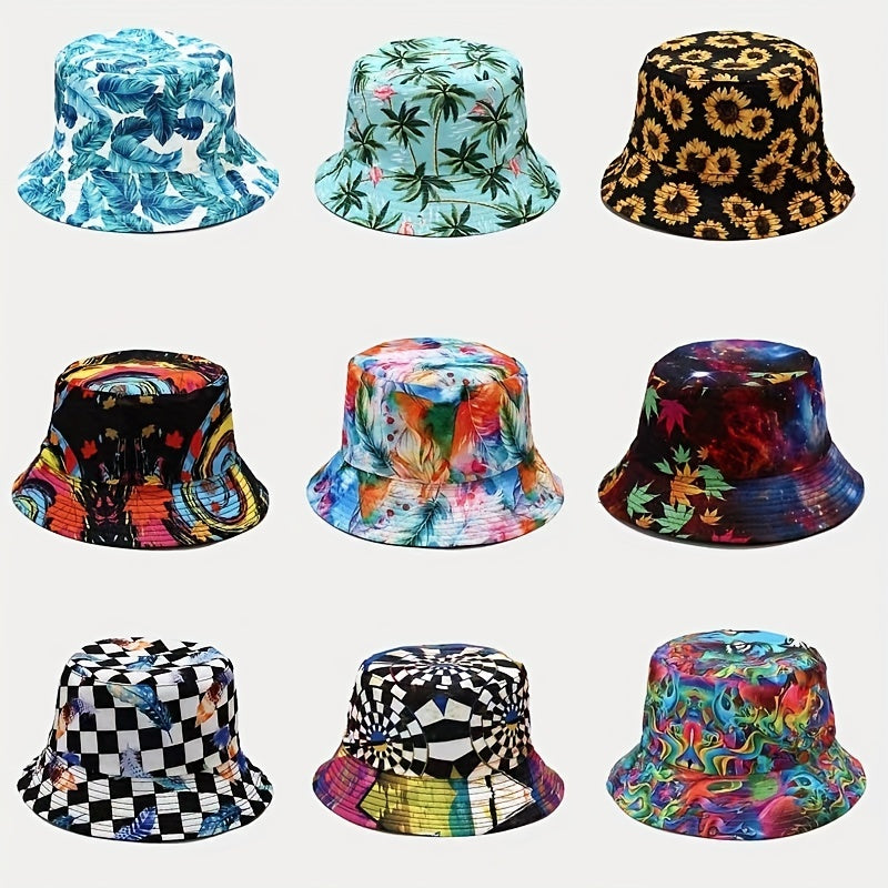 Colorful Fisherman Hat Tie dye Sunscreen Cap Men Women