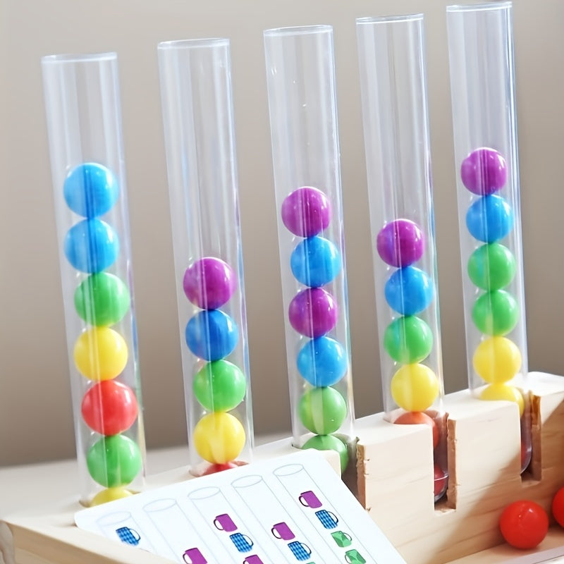 Montessori Test Tube Clip Beads Educational Toy
