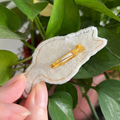 4pcs DIY Embroidery Cat Brooch Material Package Pin Self-sewn Small Handicraft