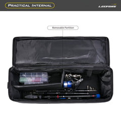 LEOFISHING Large Fishing Tackle Bag with Adjustable Strap