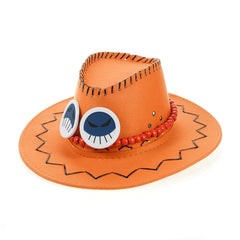 Yellow Suede Cowboy Hats Non Woven
