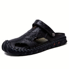 Men's Casual Slip On Closed Toe Sandals