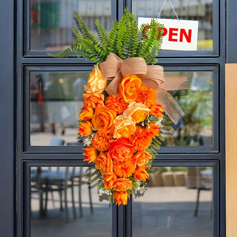 Carrot Flowers Upside Down Tree Spring Decoration