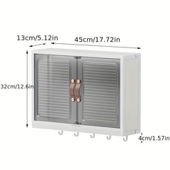 Kitchen Rack Wall mounted Condiment Jar Seasoning Box Holder