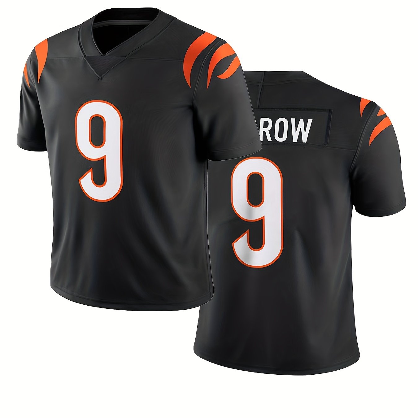 Boys V-neck Rugby Jersey Short Sleeves American Football Shirt