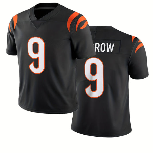Boys V-neck Rugby Jersey Short Sleeves American Football Shirt