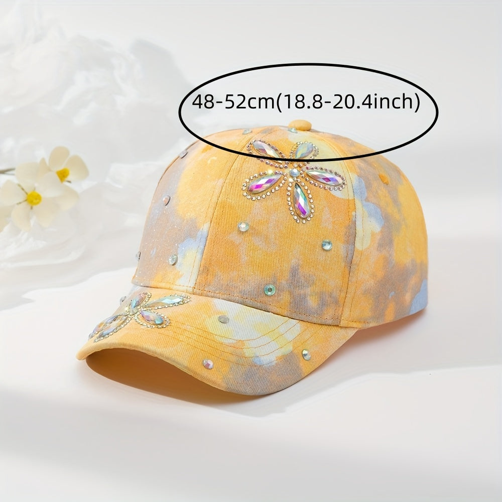 Girls' Rhinestone Baseball Cap