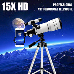 Professional Astronomical Telescope 150x High Magnification 70mm Objective