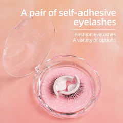 Self Adhesive False Eyelashes No Glue Needed Portable Wearing Eyelashes