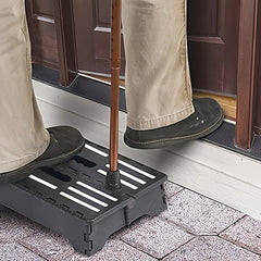 Non-Slip Outdoor Step Ladder for Elderly - Half Step Portable Folding Chair