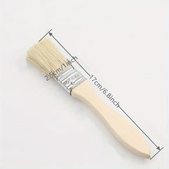 5pcs Wooden Handle Paint Brush Cleaning Sweeping Gray Hair Brush