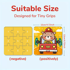 Colorful Cartoon Animals Family Jigsaw Puzzle Educational Toy for Christmas