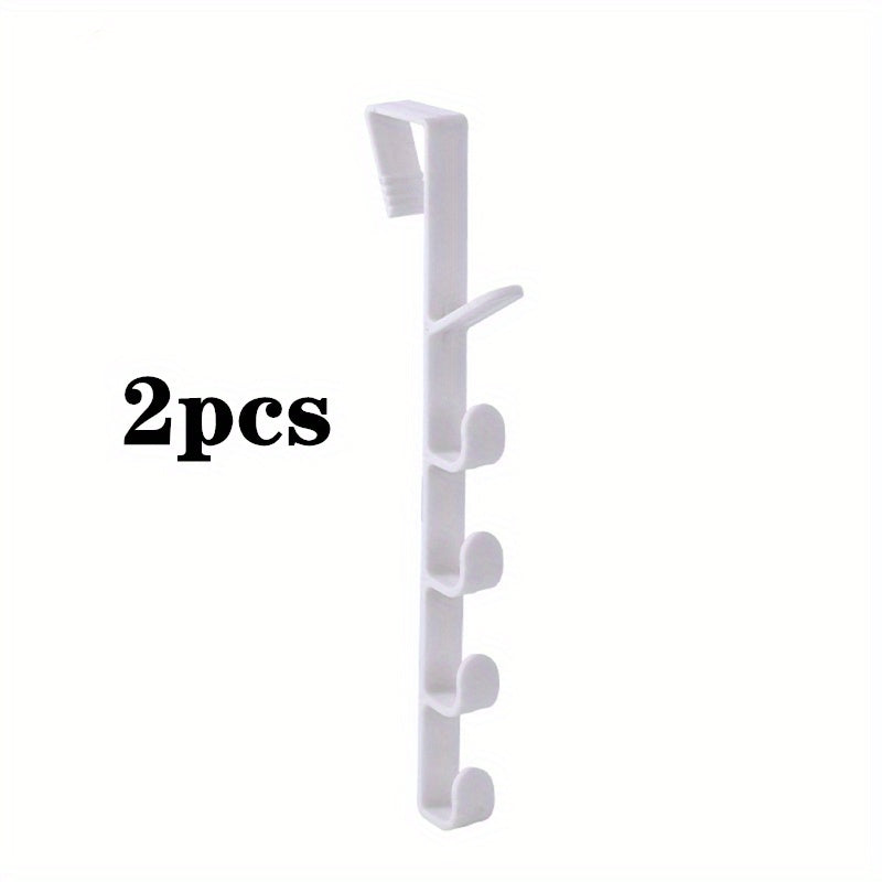 2pcs Clothes Hanger Coat Hook Door Back Hook Hanging Clothes Hanger
