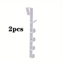 2pcs Clothes Hanger Coat Hook Door Back Hook Hanging Clothes Hanger