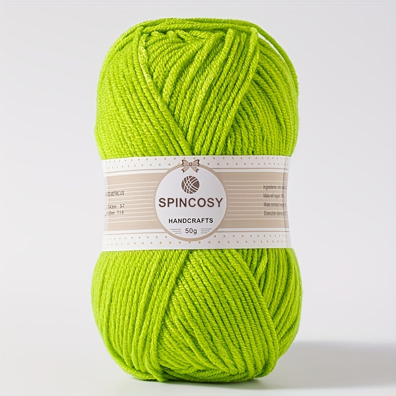 Soft Acrylic Yarn for Knitting & Crocheting, 140 Yards