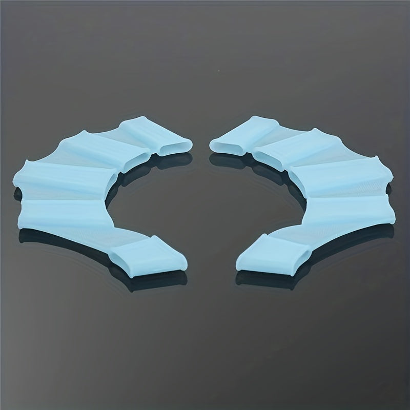 Silicone Flippers Webbed Hand Swim Gloves for Diving