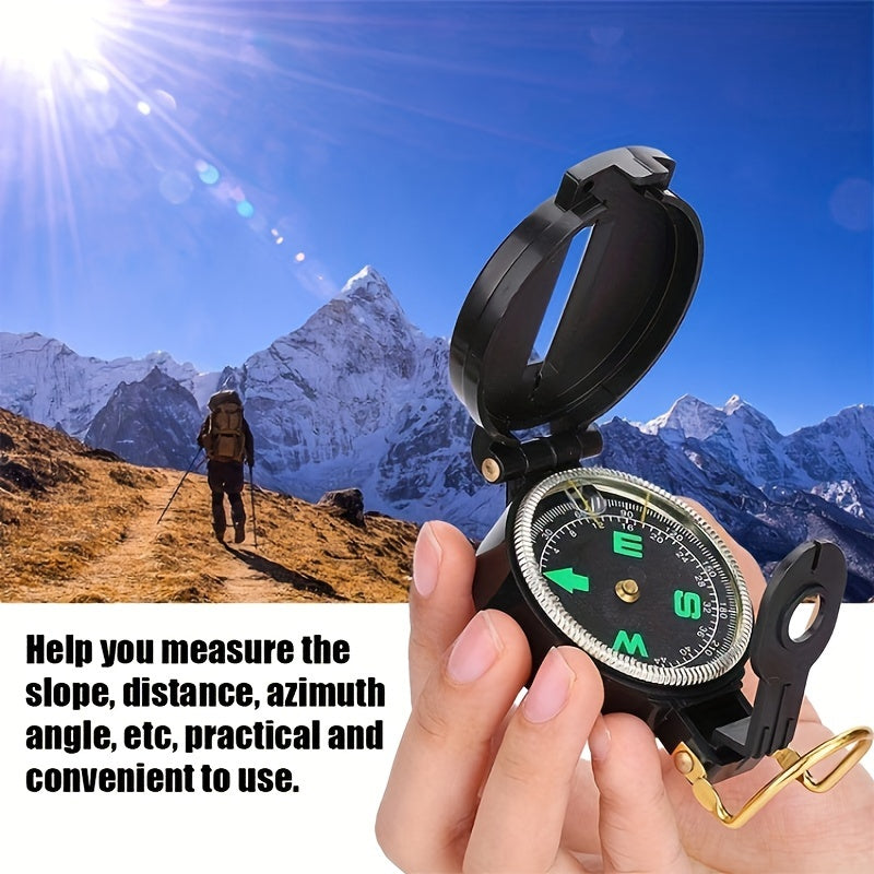 Aluminium Alloy Foldable Compass with Luminous Design