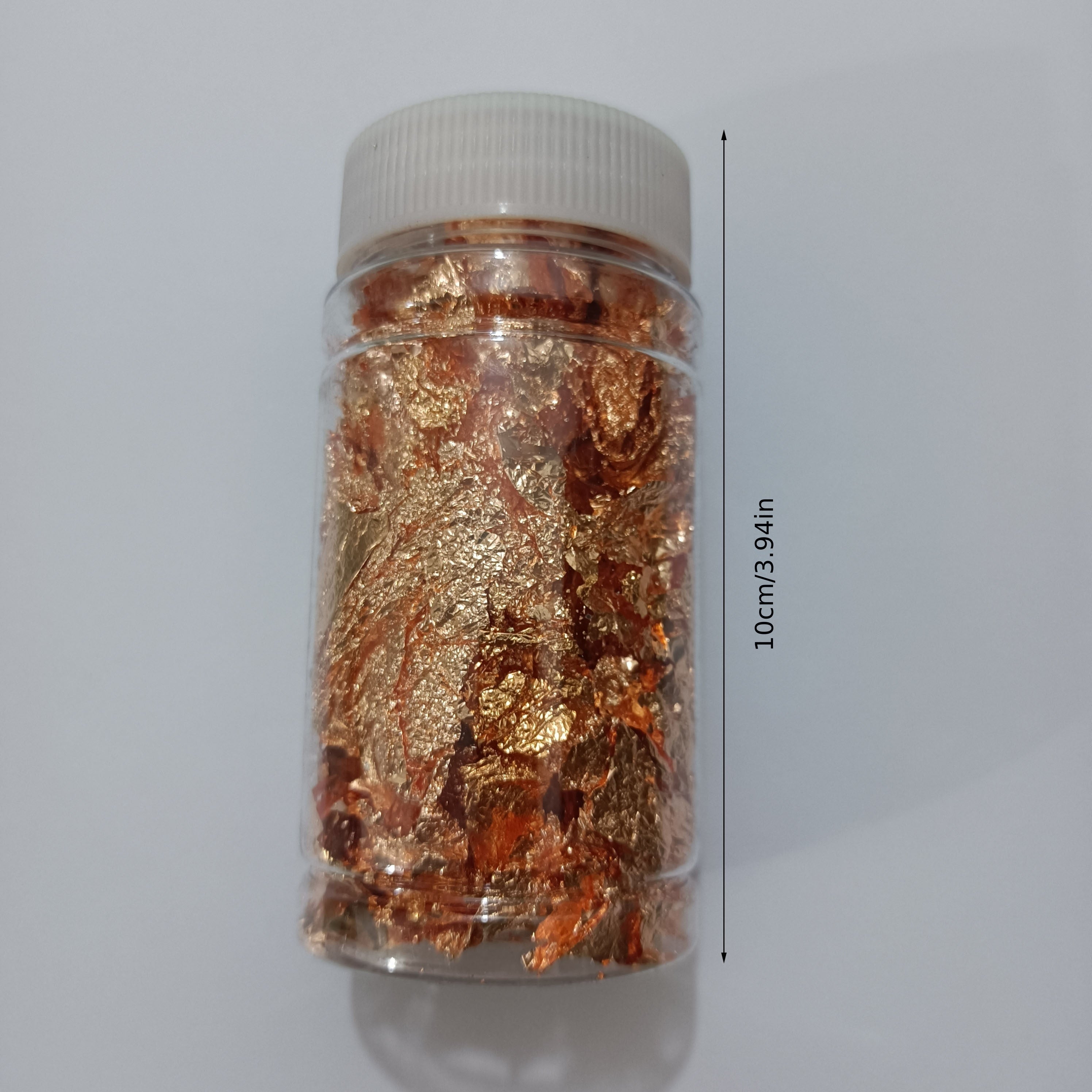 Golden Foil Cake Decoration Shards - Ice Cream Mousse Pastry Paper