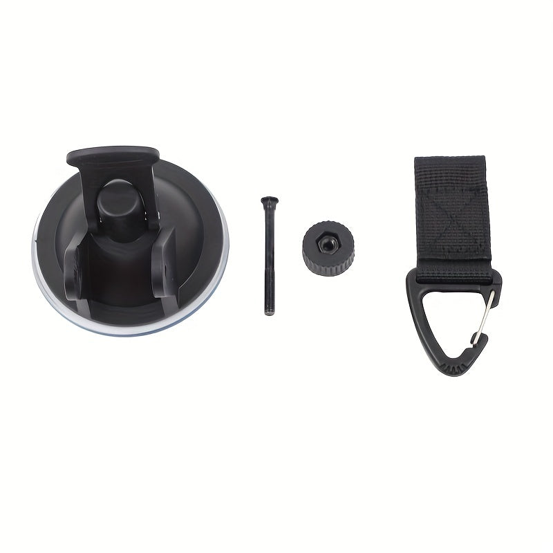 1pc Heavy Duty Suction Cups w/ Securing Hook for Camping Boating & More