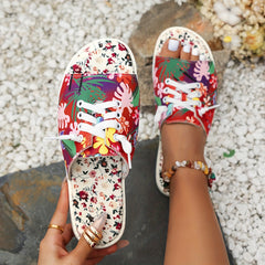 Casual Sports Slippers Lightweight Non slip Open Toe Beach Slippers