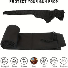 Protective Gun Sock Dust Cover for Rifles Shotguns Pistols Fishing Rods