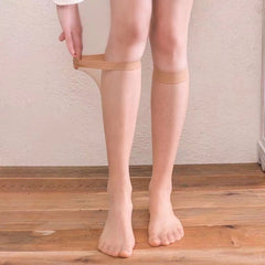 5 Pairs Sheer Knee High Socks Lightweight & Breathable Women's Stockings Hosiery