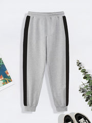 Anchor Pattern Men's Pants Stretch Trousers