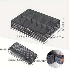 Bed Bottom Shoe Storage Box Foldable Non woven Packing Organizer