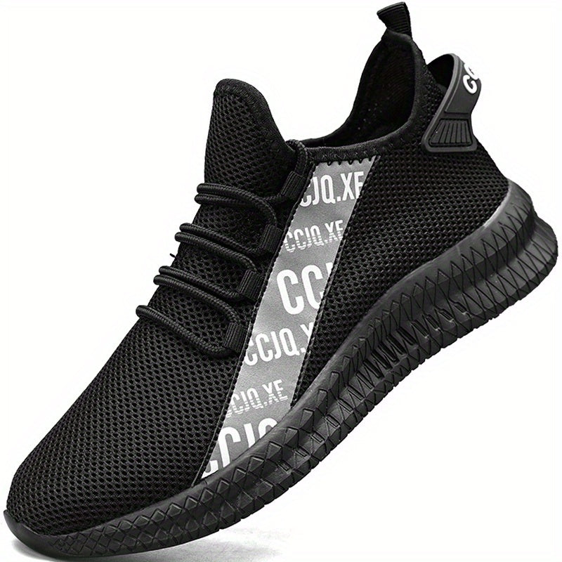 Men's Casual Mesh Lace-up Sneakers Anti-skid Shoes