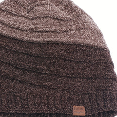 Men's Plus Fleece Beanie Outdoor Warm Knitted Hat Ski Hip Hop Hat