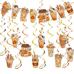 Thanksgiving Disposable Holiday Party Supplies Pull Flag Single Pack