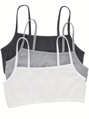 3 Pcs Seamless Sports Bra Breathable Intimates Women's Lingerie & Underwear