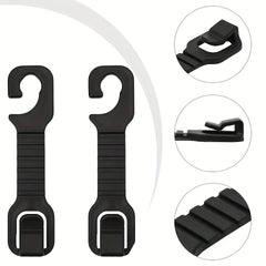 4pcs Hidden Storage Hooks For Cars Car Seat Hooks