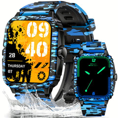 Classic Smart Watch 1.96' Display Calls Sports Modes Weather Tracking